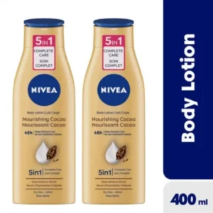Nivea Nourishing Cocoa Butter Body Lotion For Dry Skin 400ml, 5in1 Complete Care