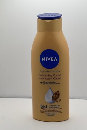 Nivea Nourishing Cocoa Butter Body Lotion For Dry Skin 400ml, 5in1 Complete Care