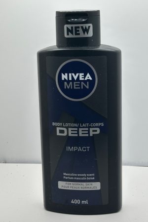 Nivea Men Deep Impact Body Lotion - Intense Woody & Spicy Scent Lotion 400 ml
