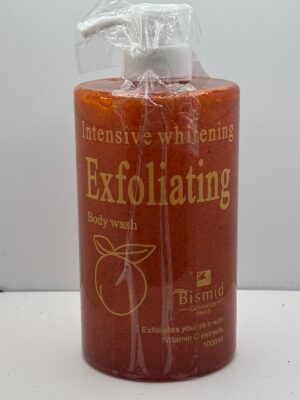 Bismid Intensive Whitening Exfoliating Body Wash With VitaminC Extract 1000ml.