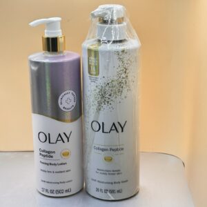 Olay Collagen Peptide Body Lotion 502ml + Olay Collagen Peptide Body Wash 591ml